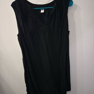 Old Navy Black Sleeveless Dress with Classic Tank Style